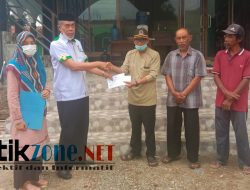 Baznas Subang Serahkan Bantuan Pembangunan Masjid Jamik Nurul Falah