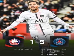 Lionel Messi Cemerlang, PSG Libas Lille dengan Skor 5-1