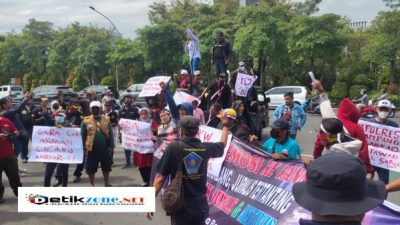Sakit Satu, Sakit Semuanya, AWP Tunjukkan Solidaritas Turun Aksi di Mapolda Jatim